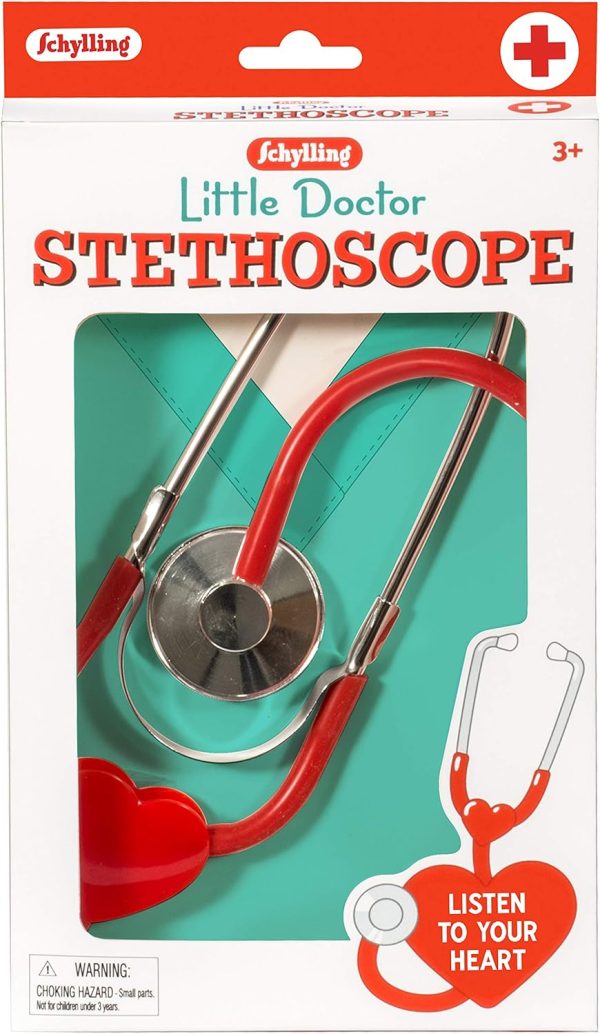 Schylling Little Doctor Stethoscope. Red